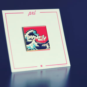 WAVE.PXL Metal Pin