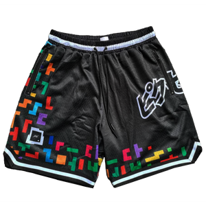 PXL Apparel 'Falling Pixels' Swingman Shorts