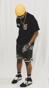 PXL Apparel 'Falling Pixels' Swingman Shorts