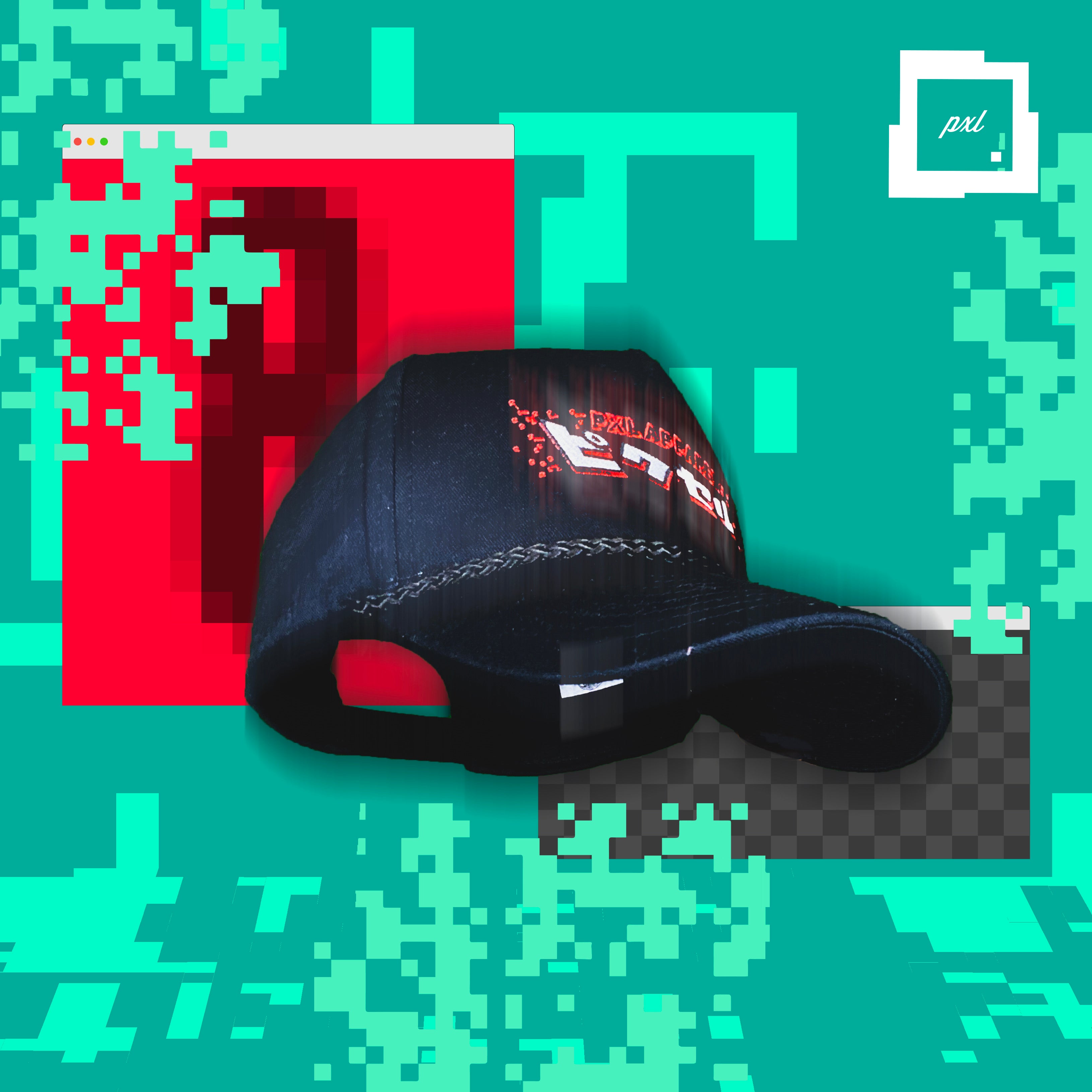 PXL Explosion 5-Panel Cap